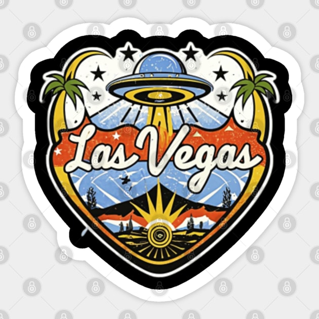 Las Vegas Ufo 2024 Sighting Las Vegas Sticker TeePublic